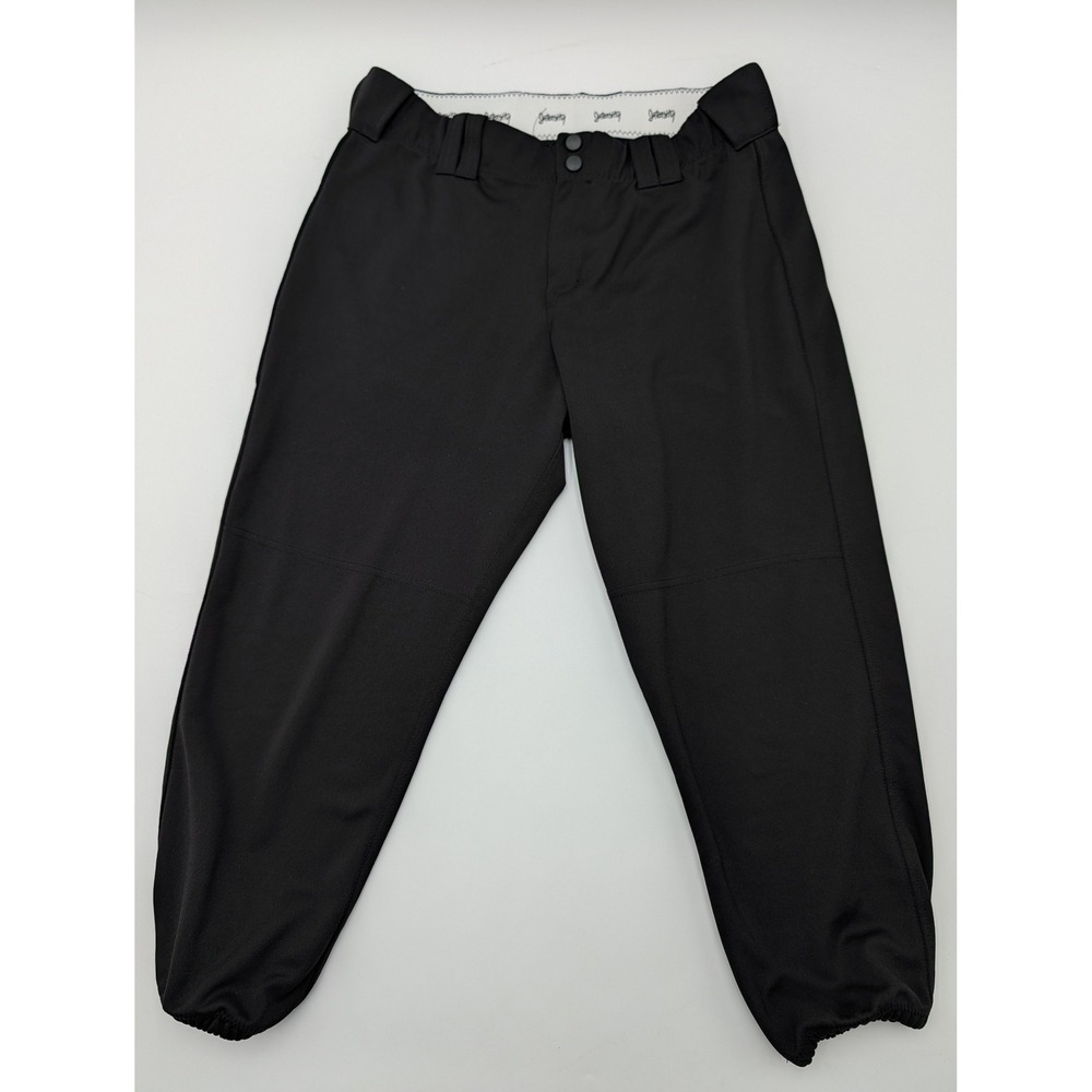 Intensity Athletics Black Polyester Baseball Softball Pants Youth Large